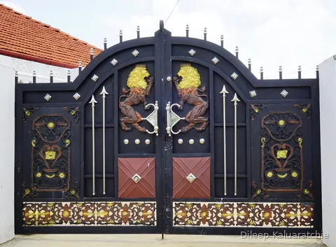 Colourful gates of Sri Lanka