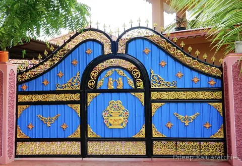 Colourful gates of Sri Lanka