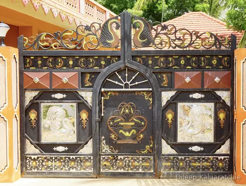 Colourful gates of Sri Lanka