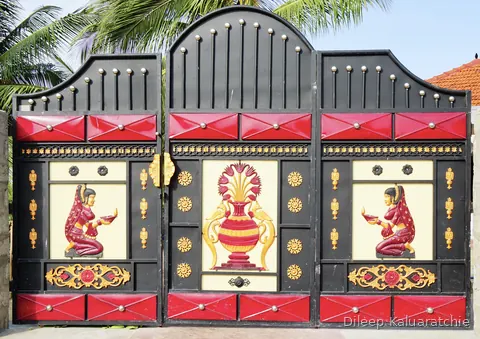 Colourful gates of Sri Lanka