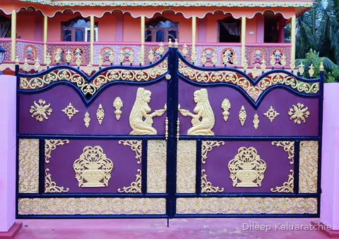 Colourful gates of Sri Lanka