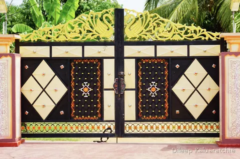 Colourful gates of Sri Lanka