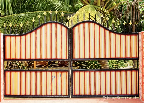 Colourful gates of Sri Lanka