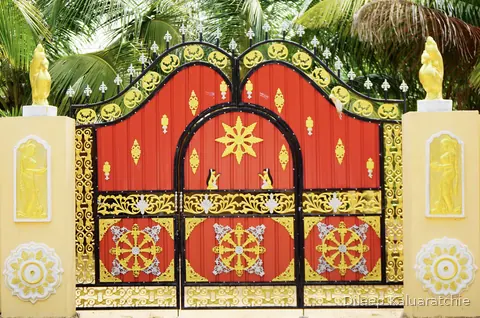 Colourful gates of Sri Lanka