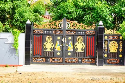 Colourful gates of Sri Lanka