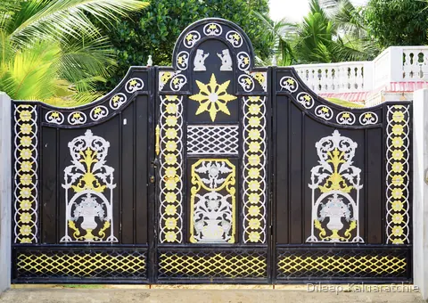 Colourful gates of Sri Lanka