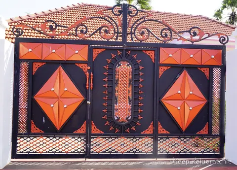 Colourful gates of Sri Lanka