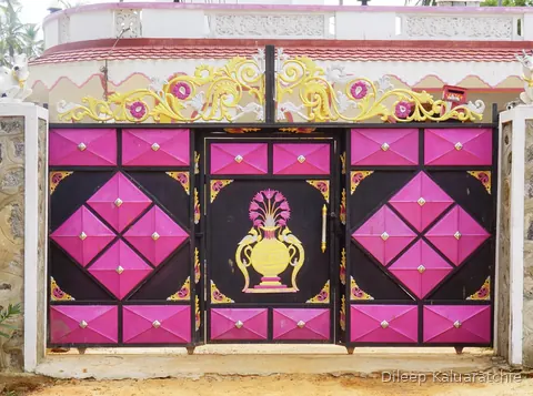 Colourful gates of Sri Lanka