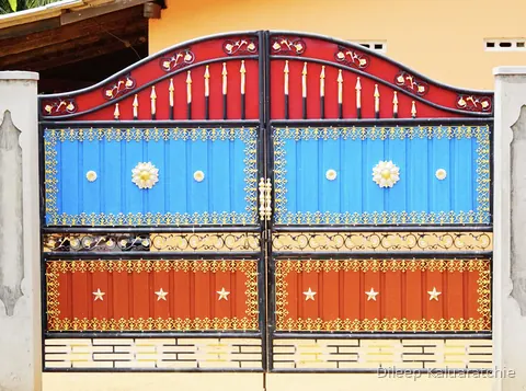 Colourful gates of Sri Lanka