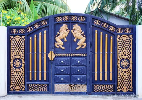 Colourful gates of Sri Lanka