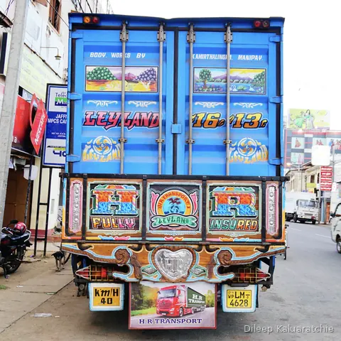 Colourful transport of Sri Lanka