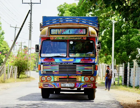 Colourful transport of Sri Lanka