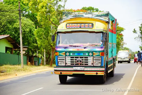 Colourful transport of Sri Lanka