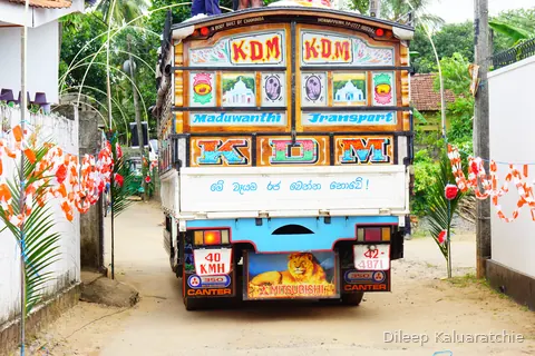 Colourful transport of Sri Lanka