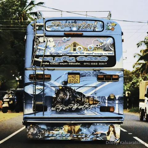 Colourful transport of Sri Lanka