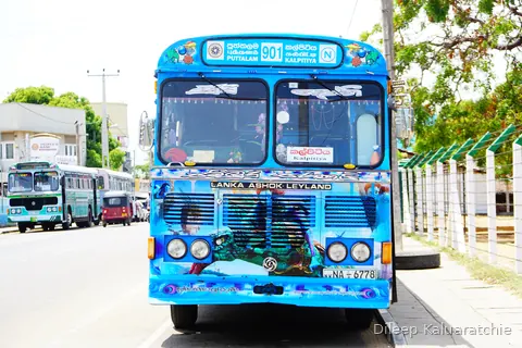 Colourful transport of Sri Lanka